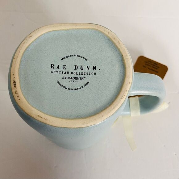 Rae Dunn Light Blue DRINK Mug   NWT - Picture 5 of 6